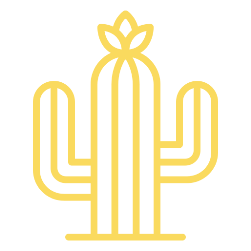 A graphic of a cactus. 