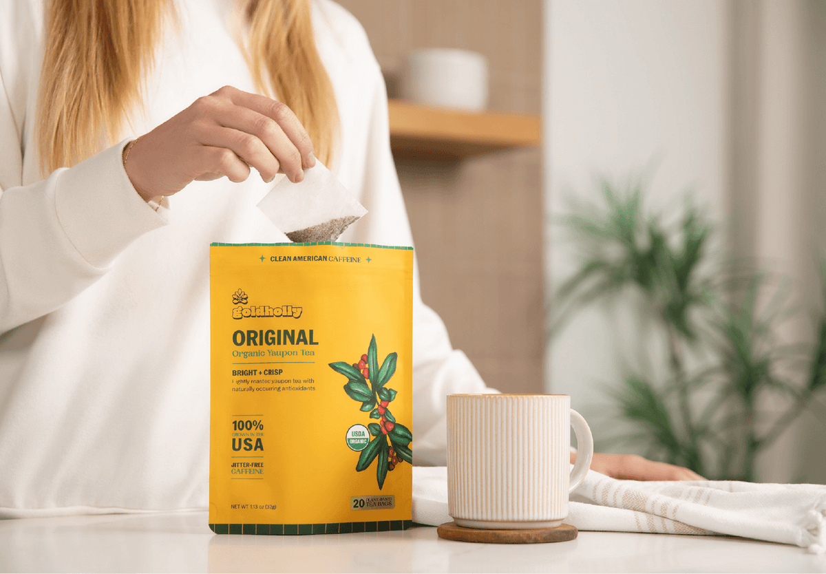 Original Organic Yaupon Tea • Bright & Crisp