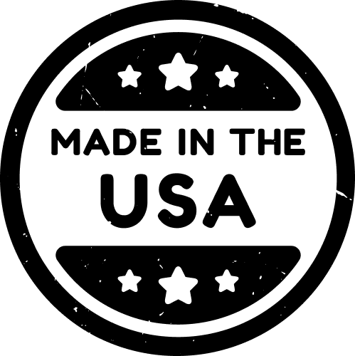 Outline map of the United States with a yaupon holly branch icon marking its native regions. Text emphasizes that yaupon holly is locally grown in the USA, highlighting its sustainability and American origins.